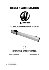 Oxygen PARIS 240-SB R-WOL Technical Installation Manual