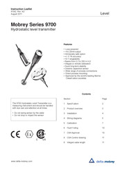 Mobrey 9700 Series Instruction Leaflet
