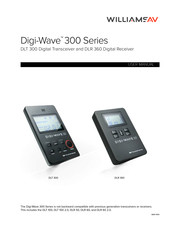 Williams AV Digi-Wave DLR 360 User Manual