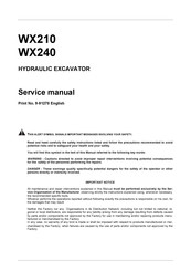 Case WX210 Service Manual