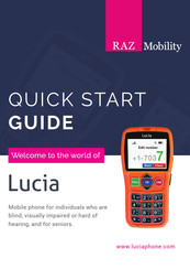 Raz Lucia Quick Start Manual
