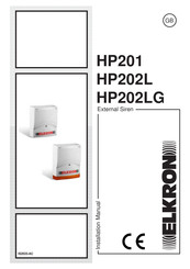 Elkron HP201 Manual