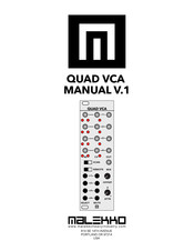 Malekko QUAD VCA Manual