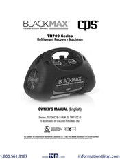 CPS BlackMax TR700C Owner's Manual