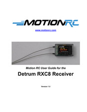 MotionRC Detrum RXC8 User Manual