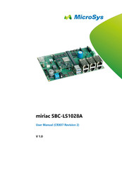 MicroSys Electronics miriac SBC-LS1028A User Manual