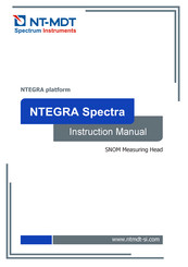 NT-MDT NTEGRA Spectra Instruction Manual