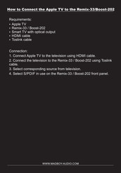 MadBoy Boost-202 Connection Manual