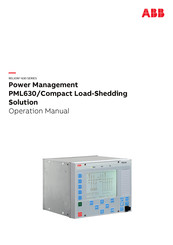 ABB Relion PML630 Operation Manual