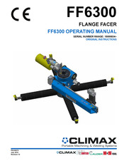 Climax FF6300 Operating Manual