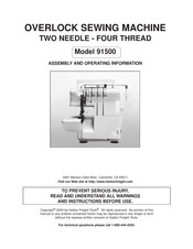 Harbor Freight Tools 91500 Assembly And Operating Information