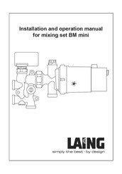 Laing BM mini KR Installation And Operation Manual