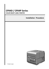 TSC CPX4D Series Installation Procedure