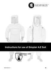 Respirex Simplair Instructions For Use Manual