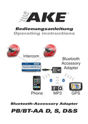 AKE PB/BT-AA D Operating Instructions Manual