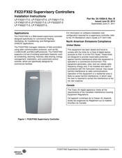 Johnson Controls LP-FX6213T-0 LP-FX2221T-0 Installation Instructions Manual