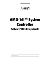 AMD AMD-761 Software/Bios Design Manual