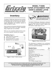 Grizzly T10096 Instructions Manual