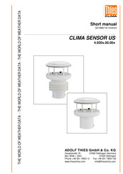 Thies CLIMA SENSOR US Short Manual