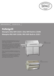 Rosle PRO WIFI Built-In 25351 Instructions For Use Manual