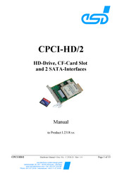 ESD CPCI-HD/2 Manual