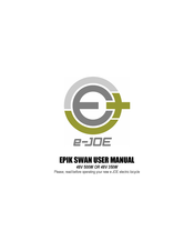 e-Joe EPIK SWAN User Manual