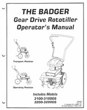 Ardisam The Badger 3100GS Operator's Manual