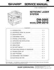 Sharp DM-2010 Service Manual