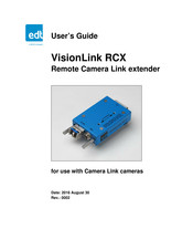 EDT VisionLink RCX User Manual