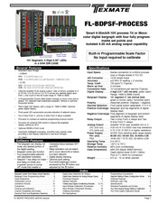 Texmate FL-BDPSF-PROCESS Manual