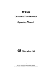 MITECH MFD500 Operating Manual