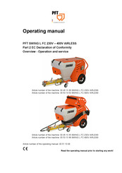 Knauf PFT SWING L FC 230V Operating Manual