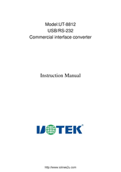 UTEK UT-8812 Instruction Manual