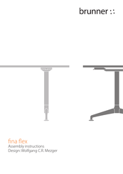 Brunner fina flex Series Assembly Instructions Manual