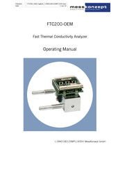 MessKonzept FTC200-OEM Operating Manual