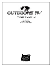 Outdoors RV Mountain Series Owner's Manual