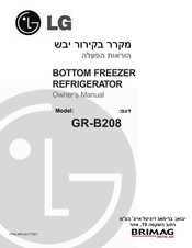 LG GR-B208 Owner's Manual