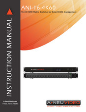 A-Neuvideo ANI-16-4K60 Instruction Manual
