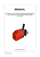 Ekoterm GP 20 18 sc Installation, Operation And Maintenance Manual