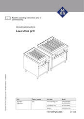 MKN SLGGSGARG Series Operating Instructions Manual