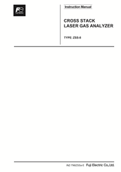 Fuji Electric ZSS-8 Series Instruction Manual