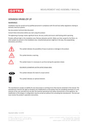 Isotra VERANDA HRV80-ZIP-2P Measurement And Assembly Manual