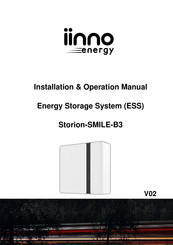 IINNO Energy Storion-SMILE-B3 Installation & Operation Manual
