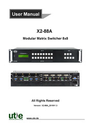 ute X2-88A User Manual