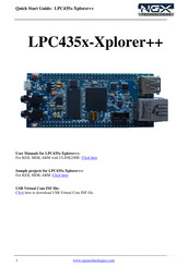 NGX Technologies LPC435x-Xplorer++ Quick Start Manual