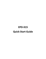 BeagleBoard EPD-X15 Quick Start Manual