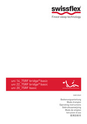 swissflex uni 14_75RF bridge Operating Instructions Manual