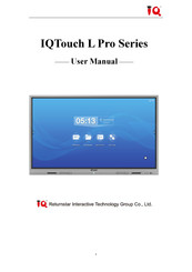 Returnstar Interactive Tech IQTouch L Pro Series User Manual