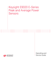 Keysight Technologies E9320 Series Operating And Service Manual