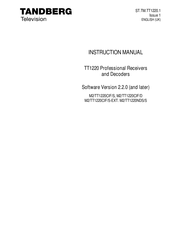 TANDBERG TT1220 Series Instruction Manual